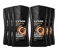 Lynx Dark Temptation Revitalising Shower Gel (6 x 250ml) - Bottle Design May Vary