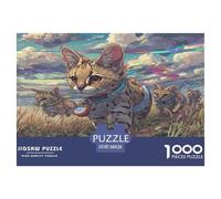 Lynx Educational Puzzle Wildlife Jigsaw Puzzles 1000 Pieces Great Gift for Adults, Impossible Challenge & Home Decor 38x26cm/1000pcs