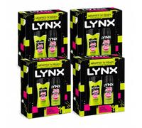 LYNX Epic Fresh Duo Gift Set 2 piece Shower Gel & Body Spray Set, Pack of 4