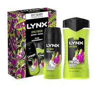 Lynx Epic Fresh The Wingmen Body Spray and Wash Duo Gift Set for Him, One Pack