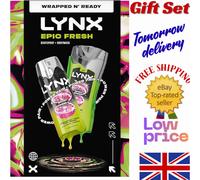 Lynx Epic Fresh Duo Gift Set with Body Spray & Bodywash Grooming Kit for Men