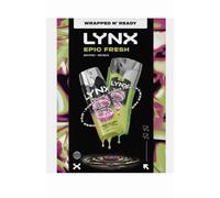 Lynx Epic Fresh Duo Gift Set with a body wash and a body spray perfect for any occasion 2 piece