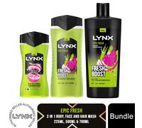 Lynx Epic Fresh 3-in-1 Shower Gel 700ml - Black
