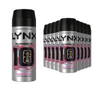 Lynx FIFA No. 10 Anti-Perspirant Deodorant Spray 150 ml, 12 Pack - Limited Edition Men's Body Spray with 72-Hour Freshness, Pro-Scent Technology, Marine & Citrus Notes, Anti-White Mark Formula