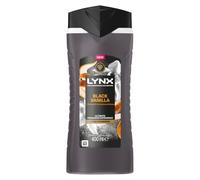 Lynx Fine Fragrance Black Vanilla Body Wash shower gel with a vanilla, orange & sandalwood scent for 12 hours of freshness 400 ml
