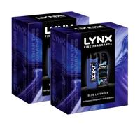 LYNX Fine Fragrance Blue Lavender Gift Set 2 piece, Pack of 2