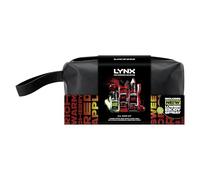 Lynx Fine Fragrance Collection All Over Kit Gift Set with a body spray, a body wash and a lower body spray in a Wash Bag perfect for any occasion 3 piece
