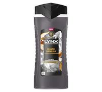 Lynx Fine Fragrance Collection Black Vanilla Premium Body Wash Body Cleanser shower gel with a vanilla, orange & sandalwood scent for 12 hours of freshness 400 ml