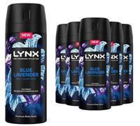 Lynx Fine Fragrance Blue Lavender Deo 'body Spray' 150Ml, 6 Pack In Purple Purple