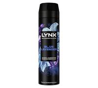Lynx Fine Fragrance Collection Blue Lavender Premium Body Spray Men's Deodorant infused with a lavender, mint & amber scent for 72 hours of freshness 200 ml