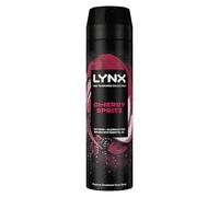 Lynx Fine Fragrance Collection Cherry Spritz Premium Body Spray Men's Deodorant infused with a cherry, red apple & amber scent for 72 hours of freshness 200 ml