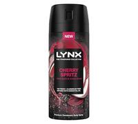 Lynx Men Deodorant Body Spray Cherry Spritz with 72Hrs Freshness 150ml, 3 Pack