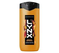 Lynx Fine Fragrance Collection Peach Infusion Premium Body Wash Body Cleanser shower gel with a peach, patchouli & amber scent for 12 hours of freshness 400 ml