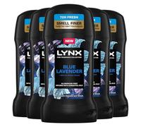 Lynx Fine Fragrance Collection Stick Deodorant for Men Blue Lavender, Pack of 5, 72 Hours Odour Protection Aluminium-Free Premium Deodorant Stick Infused with Essential Oils, 50 ml