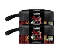 Lynx Fine Fragrance Gift Set for Him, 2 Pack- Cherry Spritz and Pear Scent, Body Wash and Body Spray Duo in Washbag, Long-Lasting Freshness, Moisturising Shower Gel and Deodorant Spray for Men