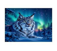 Lynx Forest Night Jigsaw Puzzle, 1000 Pcs For Adults