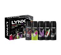 LYNX Fragrance Edition Gift Set 5x body spray perfect gifts for him 5 piece