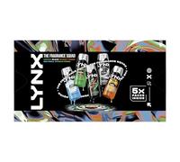 Lynx Fragrance Squad Gift Set with multiple body spray variants perfect for any occasion 5 piece
