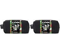 Lynx Gift Set Africa Washbag with a body wash, a body spray, an anti-perspirant and a Washbag perfect for any occasion 3 piece (Pack of 2)
