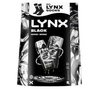 LYNX Black Duo & Socks Gift Set Body Wash & Body Spray perfect for any occasion 2 piece