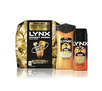 Lynx Sunset Fresh Win Big Gift Set with a body wash and body spray for a chance to win FIFA World Cup 2026™ tickets 2 piece