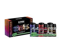 Lynx The Full Fragrance Edit Gift Set with three body spray and body wash duos includes 2 months of Spotify Premium* 6 piece