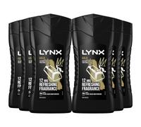Lynx Gold 12-H Refreshing Shower Gel Body Wash for Men, 6x225ml
