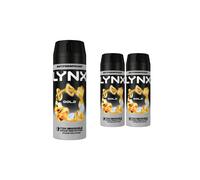 Lynx Gold Anti Sweat 'anti-Perspirant' Body Spray, 3X150Ml Gold One Size