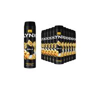 Lynx Gold Body Spray Xl 48-Hour Hd Fragrance Deodorant, 200Ml, 12 Pack In Black Black