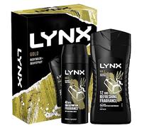 (Buy 1) Lynx Gold Body Wash & Body Spray Gift Set for Him