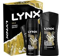 (Buy 1) Lynx Gold Body Wash & Body Spray Gift Set for Him