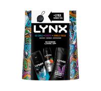 Lynx 'ice Chill, Excite, Jungle Fresh' Gift Set W/ Shower Tool In Blue Blue One Size