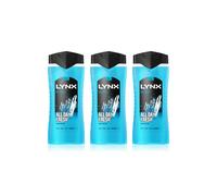 Lynx Ice Chill Refreshing Shower Gel 'body Wash', 3X 500Ml In Blue Blue One Size