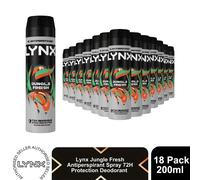 Lynx Jungle Fresh Antiperspirant 200ml - Black