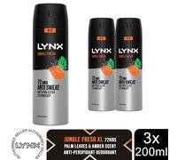 Lynx Jungle Fresh Antiperspirant 200ml - Black
