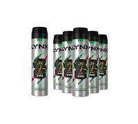 Lynx Limited Edition Fifa Africa Anti-Perspirant Aerosol Spray 250Ml, 6 Pk In Grey Grey