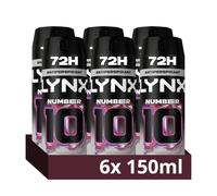 Lynx Limited Edition FIFA Number 10 Aerosol Body Spray 6x 150 ml