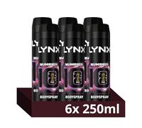 Lynx Limited Edition FIFA Number 10 Aerosol Body Spray men's deodorant with marine essence blended with a citrus and watermelon scent for 48 hours of odour-busting freshness 6x 250 ml