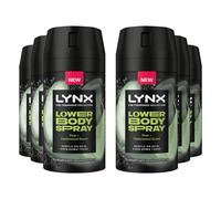 Lynx Lower Body Spray Pear + Cedarwood 72Hrs of Freshness 100ml, 6 Pack