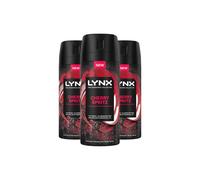 Lynx Men Deodorant Body Spray Cherry Spritz with 72Hrs Freshness 150ml, 3 Pack