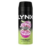 Lynx Men Epic Fresh grapefruit & tropical pineapple scent Deodorant Body Spray for 48 hours high definition fragrance 150 ml, Pack of 6