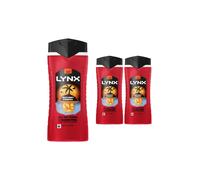 Lynx Sunset Fresh 3-in-1 Body Wash Men's Hair, Face and Body Cleanser with a mango & mandarin scent for all-day freshness 500 ml