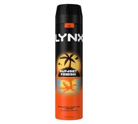 Lynx Sunset Fresh XXL Aerosol Body Spray Men's Deodorant Spray with a mango & mandarin scent for long-lasting fragrance + 48-hour all-over freshness 6x 250 ml