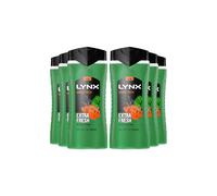 Lynx Epic Fresh Shower Gel 500ml 3 Pack Mens 12H Fresh 3in1 Body Face Hair Wash