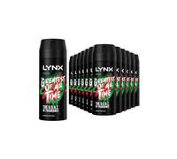 Lynx Africa Body Spray Deodorant 48Hrs High Definition Fragrance 150ml, 12 Pack