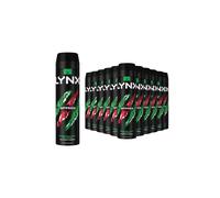 Lynx Men's Africa Body Spray XL 48-Hour HD Fragrance Deodorant, 200ml, 12 Pack in Black Lynx Black