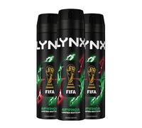 Lynx Men's Africa Body Spray XL 48-Hour HD Fragrance Deodorant, 200ml, 3 Pack in Black