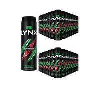 Lynx Men's Africa Body Spray XL 48-Hour HD Fragrance Deodorant, 200ml, 36 Pack in Black
