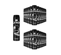Lynx Men's Black Body Spray XL 48-Hour HD Fragrance Deodorant, 200ml, 24 Pack Lynx Black