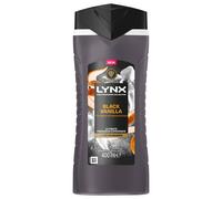 Lynx Men's Black Vanilla Body Wash with 12Hrs of Freshness for Men, 400ml